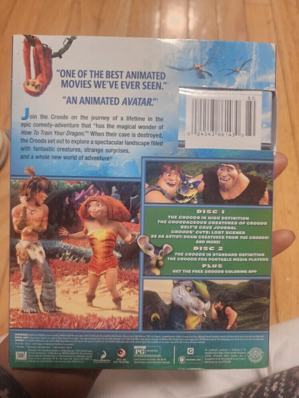 The Croods (Blu-ray, DVD) - Picture 2 of 2